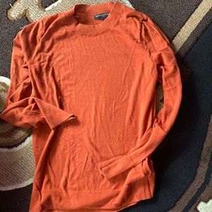 Burnt orange light sweater